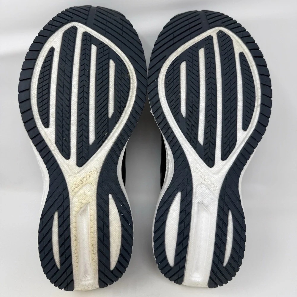 Saucony Triumph 20 Running Shoes Men's 7.5 Black PWRRUN+ HeelThatPain Insoles
